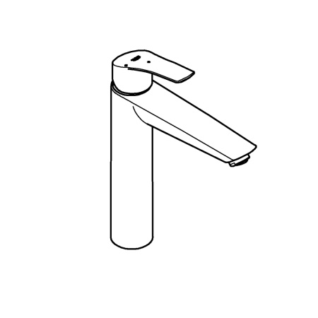 Смеситель для раковины без донного клапана CoolStart Grohe Eurosmart 24164 003 (24164003) хром